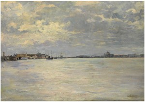 Blick über Den Canale Della Giudecca by Guglielmo CIARDI - auction artwork with signature