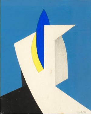 Composition by Jozef MEES - auction artwork with signature