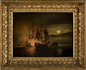 Slaget Vid Pointe Du Raz 1794 by Thomas LUNY