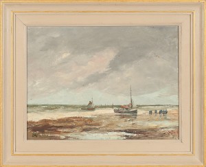 Strand Med Figurer by Erik ELKAN