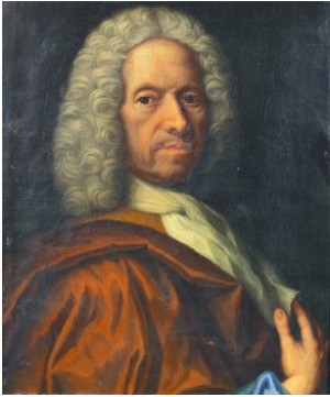 Porträtt Föreställande Riksrådet Greve Henning Rudolf Horn Af Rantzien (1651-1730) by Lukas Von The Elder BREDA