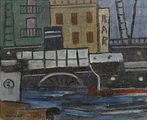 Hamnen I Montevideo by Gastón OLALDE