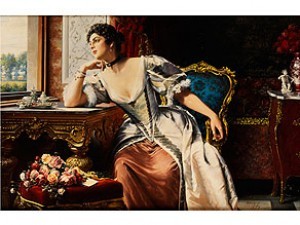 Listgedanken Beim Verfassen Des Briefes by Gustave Leonhard De JONGHE