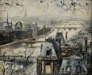 Vy över Stad by Gilbert L'HÉRITIER - auction artwork with signature
