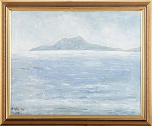 Kustmotiv by M. WESTMAN - auction artwork with signature