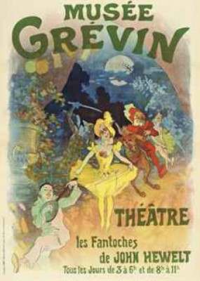 Musée Grévin, Théâtre Les Fantoches De John Hewelt by Jules CHERET