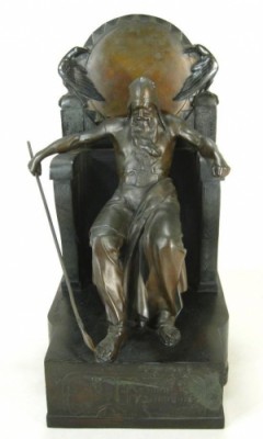 Odin Seated On Throne by Rudolf MAISON