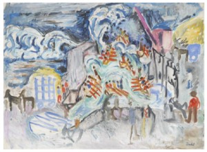 Hamnen Vid Atlantiska Oceanen by Nils Von DARDEL