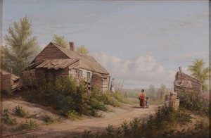 A Market Gardener's Shanty, Farmingdale, N.y. by William Rickarby MILLER