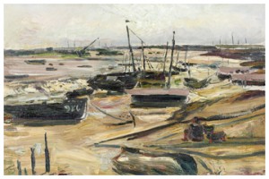 Bateaux Sur La Plage, Marée Basse by André DERAIN