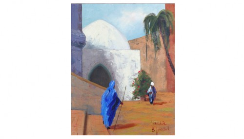 Motiv Från Tanger by Berndt JOHNSON - auction artwork with signature