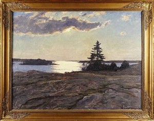 Skärgårdslandskap by Gottfrid KALLSTENIUS
