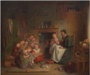 The School Lesson by George SMITH