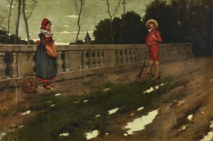 Le Petit Chaperon Rouge by Charles Edmond DAUX - auction artwork with signature