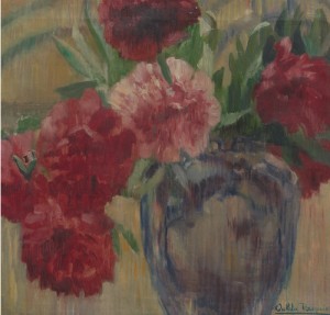 Floral Still Life by Oulda PASQUIER - auction artwork with signature