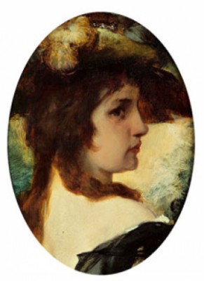 Mädchenbildnis by Hans MAKART