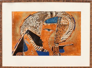 Komposition Med Ansikten by Viktor ANUFRIEV - auction artwork with signature