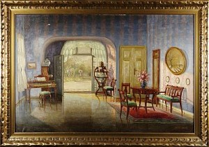 I Salongen by Ernst LORENZ
