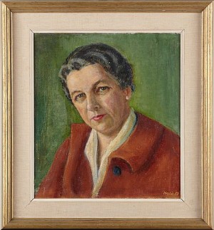 Porträtt Av Elly Hellner by Edward HALD
