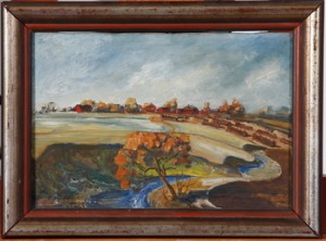 Landskap by Olof SUNDEMAN - auction artwork with signature