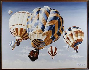 Luftballonger by Xxxx FRANKLIN - auction artwork with signature