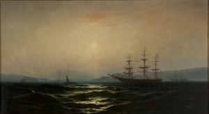 San Francisco Bay Before The Golden Gate Bridge by Gideon Jacques DENNY