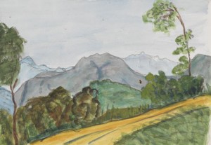 Landschaft Bei Montagnola by Hermann HESSE