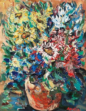 Blomsterstilleben by Albin AMELIN