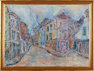 Parismotiv by Inger JIRBY - auction artwork with signature