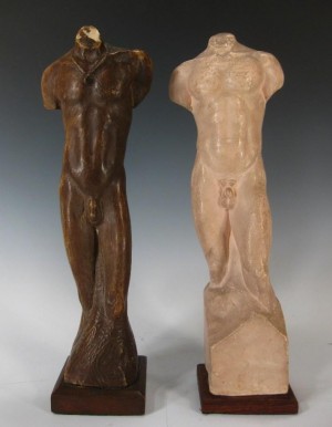 Two Male Torsos by Richmond BARTHE