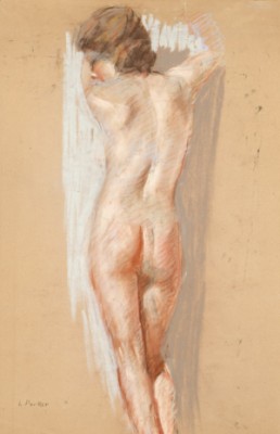 Standing Nude by Lawton Silas PARKER - auction artwork with signature