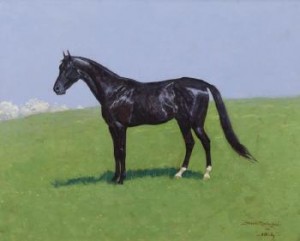 Study Of Bellini, A Trotter by Frederic Sackrider REMINGTON