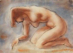 Kniender Weiblicher Akt by Arno BREKER