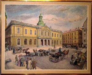 Stortorget 1875-80, Stockholm by Sven HENRICSON