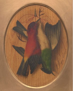 Bird Trompe L'oeil by Michelangelo MEUCCI