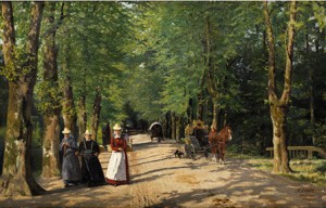 Weimarer Schlossallee by Hermann LINDE - auction artwork with signature