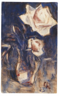 Rosen In Einer Vase by Christian ROHLFS