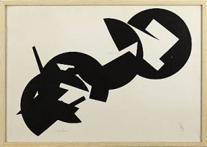 Komposition by Theodore A. BALLY - auction artwork with signature