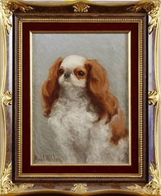 King Charles by Huish WEBBER - auction artwork with signature