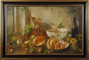 Stilleben Med Frukter by Axel PETER