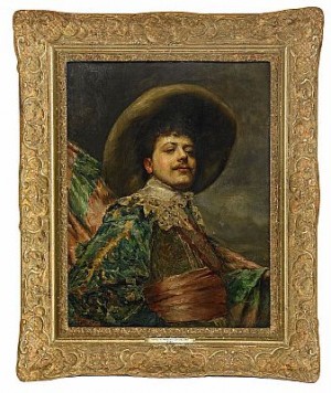 Porträtt Föreställande Man Iförd Högtidsdräkt by François Léon DULUARD