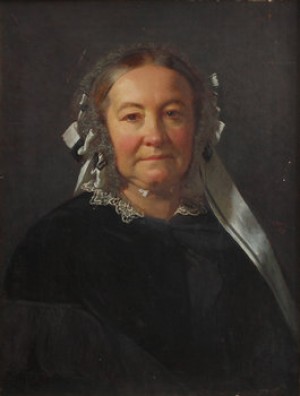 Porträtt Av Fru Maria Elisabeth Af Forselles, F. Elfvendahl (1800-1880) by Carl Theodor STAAFF
