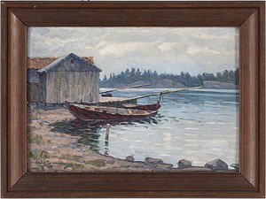 Strandparti Från Ulfön, Västernorrland by Carl JOHANSSON