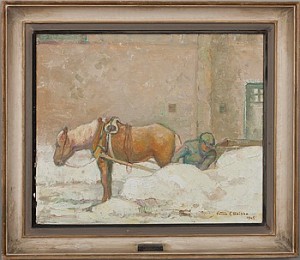 Snöskottning by Väinö SAIKKO - auction artwork with signature