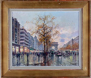 Champs Elysees I Höstskrud by Jean SALABET - auction artwork with signature