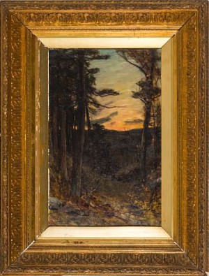Fontainebleau by John Hervey OSWALD - auction artwork with signature