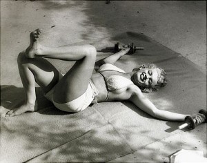 Marilyn Exercising by André De DIENES
