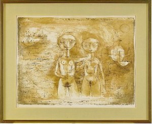 Les Grandes Baigneuses by ZAO WOU-KI