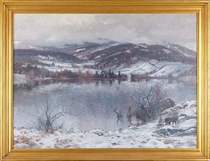 Vinterlandskap by Carl BRANDT