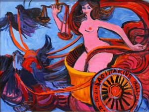 Sagittarius Balance by Henrietta BERK - auction artwork with signature